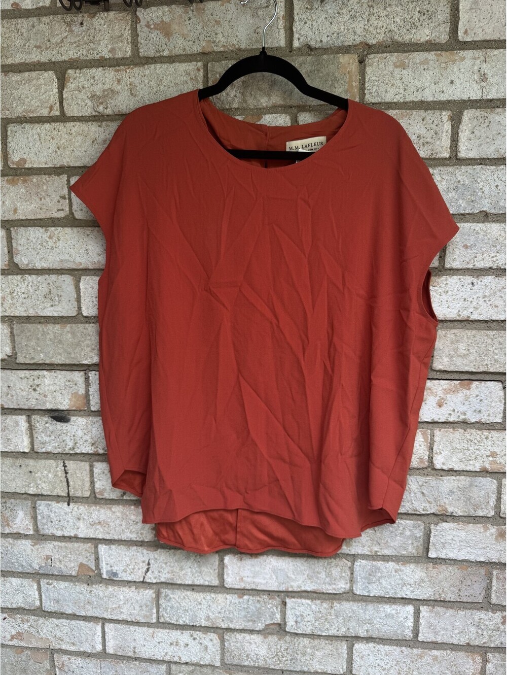 Mm Lafleur Blouse Orange Size 10